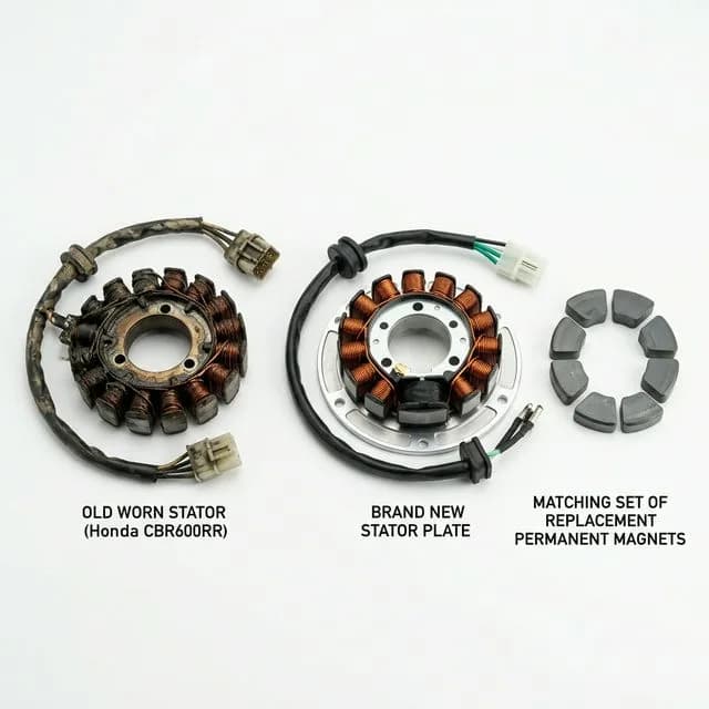 84 XLH stator and rotor magnet replacement diagnostic context