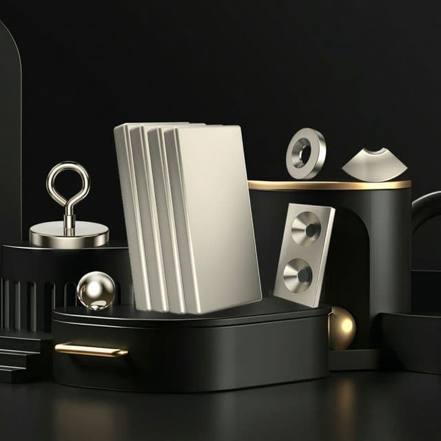 Premium EV motor magnet showcase