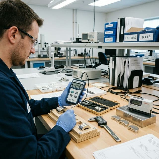 Magnet quality inspection laboratory for RFQ readiness