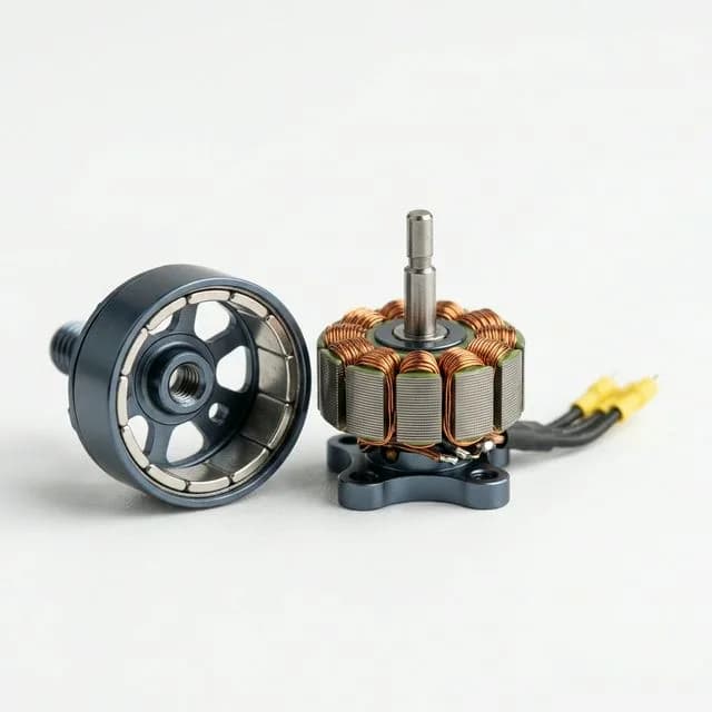 1407 brushless motor arc magnet assembly